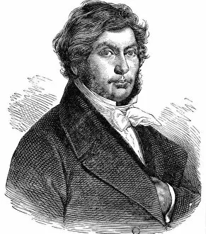 Champollion Gallery: Jean Francois Champollion, French historian, linguist and Egyptologist, 19th century