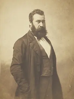Jean Francois Prints: Jean-Francois Millet, 1856-1858. Creator: Nadar