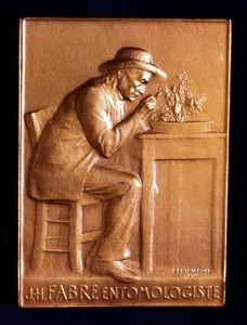 Commemorative Prints: Jean Henri Fabre, French entomologist, 1911. Artist: L Patriarche