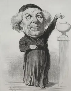 Honoredaumier French Prints: Jean Jacques Fayet, Bishop of Orleans, 1849. Creator: Honore Daumier (French, 1808-1879)