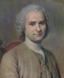 Jean Jacques Rousseau, 1753. Artist: Maurice-Quentin de La Tour