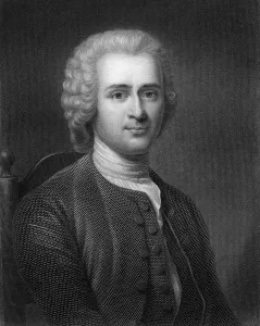 Enlightenment Prints: Jean-Jacques Rousseau, 18th century French political philosopher