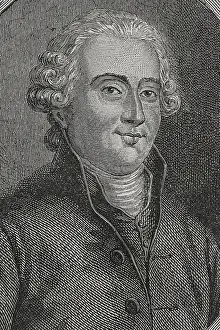 Jean Joseph Dussault (Jean Francois Joseph Dussault) (1769-1824), French journalist... 1876. Creator: Pannemaker