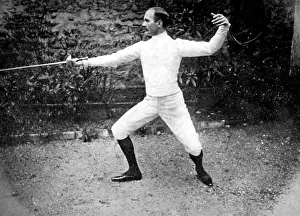 Fencing Prints: Jean-Joseph Renaud, c1906. Creator: Unknown