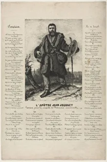Jean Journet Departing for the Conquest of Universal Harmony, 1850. Creator: Gustave Courbet