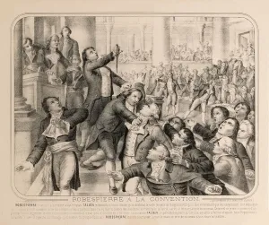 Counter Revolution Collection: Jean-Lambert Tallien at the tribune of the National Convention on the 9th Thermidor