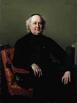 Jean Louis Prints: Jean Louis Gabriel, Rector of Saint Merri, 1861. Creator: Henri Lehmann