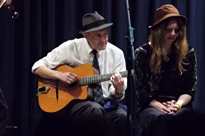 Young Prints: Jean-Marie Fagon and Louisa Jones, Watermill Jazz Club, Dorking, Surrey, August 2015