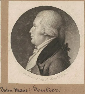 Charles B J Fevret Prints: Jean Marie Soulier, 1802. Creator: Charles Balthazar Julien Fevret de Saint-Mé