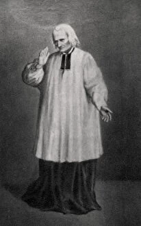 Cassock Collection: Jean-Marie Vianney, Cure d Ars, French priest, 1858