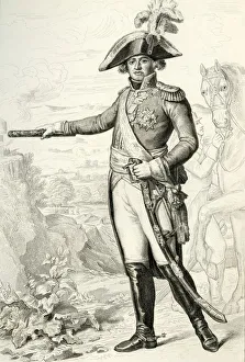 Jean Louis Prints: Jean-Mathieu-Philibert Serurier, 1804, (1839). Creator: Migneret