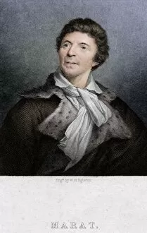 Radical Gallery: Jean-Paul Marat (1743-1793), physician, scientist and political theorist, c1830. Artist: WH Egleton