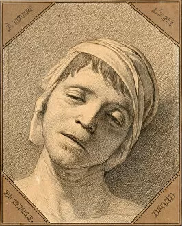 Bloody Regime Gallery: Jean Paul Marat. Artist: David, Jacques Louis (1748-1825)