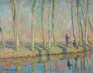 Sunrise Prints: Jean-Pierre Hoschede and Michel Monet on the Bank of the Epte