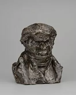 Honore Daumier Gallery: Jean-Pons-Guillaume Viennet, model c. 1832 / 1835, cast 1929 / 1930. Creator: Honore Daumier
