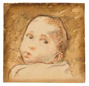 Eug And Xe8 Collection: Jean ReneGauguin, 1881. Creator: Paul Gauguin