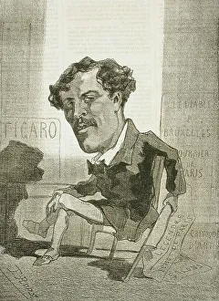 Rops Felicien Prints: Jean Rousseau, 1857. Creator: Félicien Rops