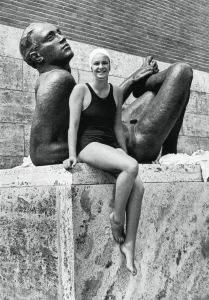 Campbell Prints: Jeanette Campbell, Argentine swimmer, Berlin Olympics, 1936