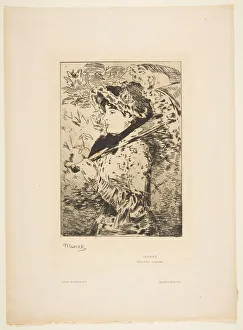 Jeanne Prints: Jeanne, 1882. Creator: Edouard Manet