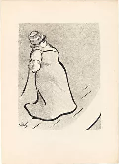 Cabaret Collection: Jeanne Bloch, from Le Cafe-Concert, 1893. Creator: Henri-Gabriel Ibels