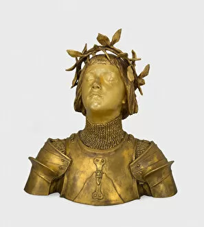 Sainte Jeanne Darc Gallery: Jeanne d Arc, 1875 / 1900. Creator: Antonin Mercié