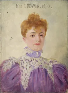 Theatre Francaise Prints: Jeanne Ludwig (1867-1898), member of the Comédie-Française