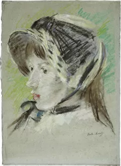 Berthe 1841 1895 Gallery: Jeanne Pontillon a la capeline, 1884