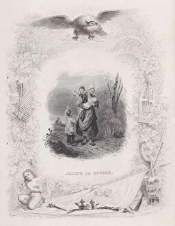 Beranger Pierre Jean De Gallery: Jeanne the Redhead, from The Songs of Béranger, 1829