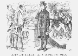 Jeddo and Belfast; or, a Puzzle for Japan, 1872. Artist: Joseph Swain