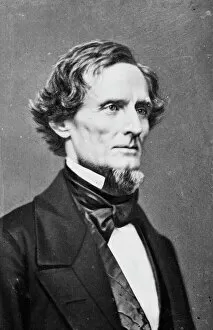 President Collection: Jefferson Davis, between 1855 and 1865. Creator: Unknown