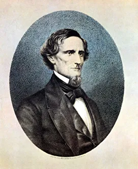 Jefferson Davis, President of the Confederate (southern) States