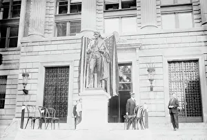Jefferson Statue, Columbia, 1914. Creator: Bain News Service