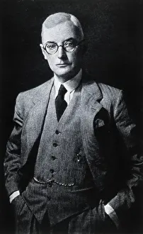 Hands In Pockets Prints: Jeffries Wyman, biochemist. Creator: Unknown