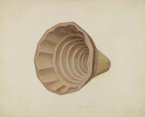 Mould Prints: Jelly Mold, c. 1940. Creator: George H. Alexander