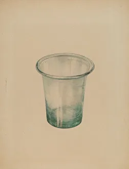 Tumbler Prints: Jelly Tumbler, c. 1940. Creator: Unknown