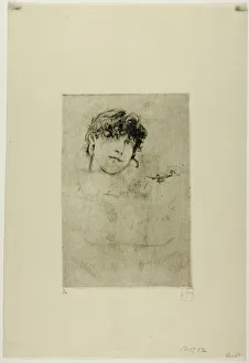 Jennie Gerson, c. 1880. Creator: Robert Frederick Blum