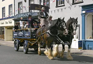 Brewery Prints: Jennings dray, Georgian festival, Cockermouth, Cumbria