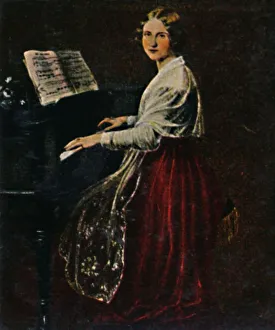 Jenny Lind 1820-1887. - Gemalde von Asher, 1934