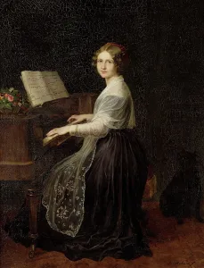 Madame Jenny Lind Goldschmidt Prints: Jenny Lind, 1845. Creator: Louis Asher