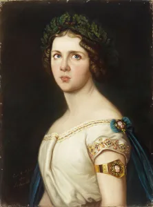 Armband Prints: Jenny Lind as a Norman, c1840s. Creator: Maria Rohl