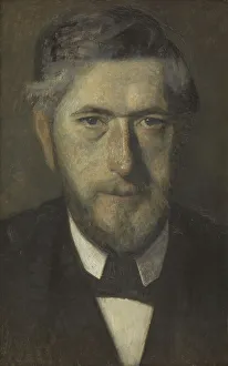 Ceramicist Prints: Jens Ferdinand Willumsen. Study for Five Portraits, 1901. Creator: Vilhelm Hammershøi