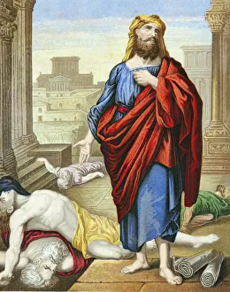 Jeremiah Gallery: Jeremiah, Old Testament prophet, 7th century BC (c1860)