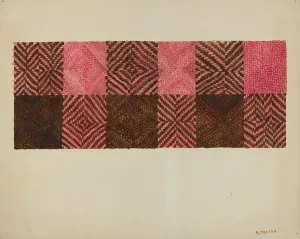 Carpet Collection: Jerga (Carpet), c. 1938. Creator: Marjery Parish