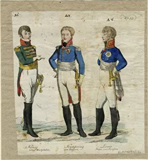 Classicism Collection: Jerome Bonaparte, King of Westphalia, Prince Louis Ferdinand of Prussia