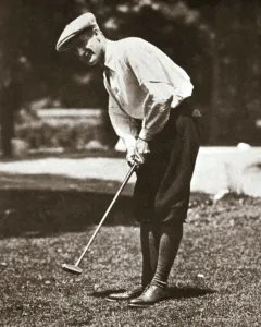 Putting Prints: Jerome D Travers, American champion golfer, 1910s