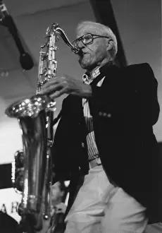 Saxophone Prints: Jerry Jerome, Arbors Jazz Weekend, Florida, 1997. Creator: Brian Foskett