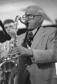 1997 Prints: Jerry Jerome, The March of Jazz, Clearwater Beach, Florida, 1997. Creator: Brian Foskett