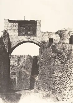 Auguste Salzmann Gallery: Jerusalem, Arc de l Ecce-Homo, 1854. Creator: Auguste Salzmann