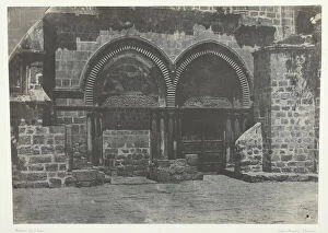 1852 Gallery: Jerusalem, Arcades Inferieures De L Eglise Du Saint-Sepulcre;Palestine