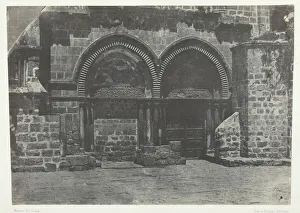 Maxime Du Camp Gallery: Jerusalem, Arcades Inferieures De L Eglise Du Saint-Sepulcre;Palestine